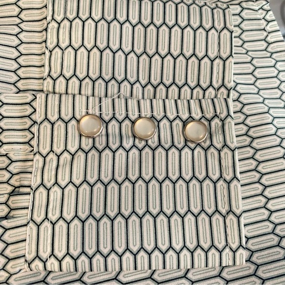 Wrangler Men's XXL Wrancher Green Geometric Print Long-Sleeve Pearl Snap Shirt - Picture 6 of 10